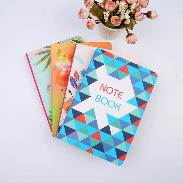 WANSHIFA 2021 Creative Design Color Printed Hard Cover Notebook