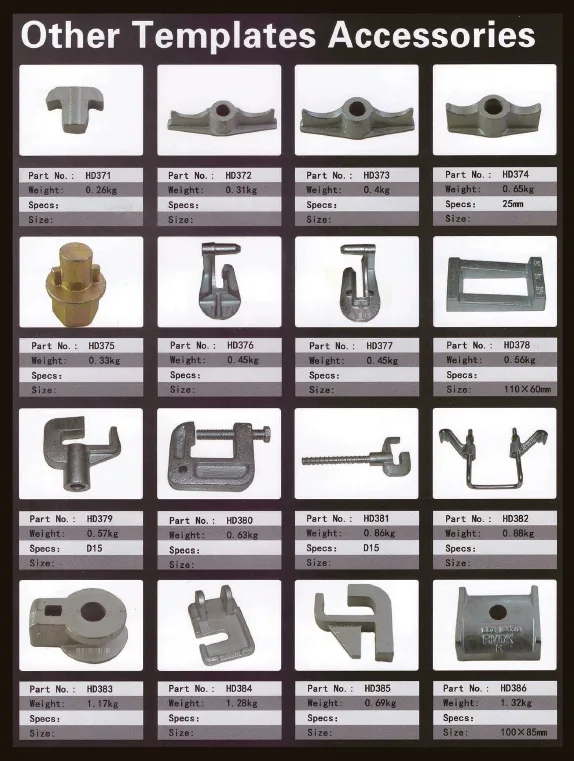 Scaffolding parts