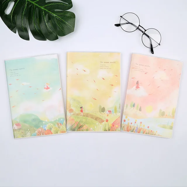 WANSHIFA 2021 Creative Design Color Printed Hard Cover Notebook