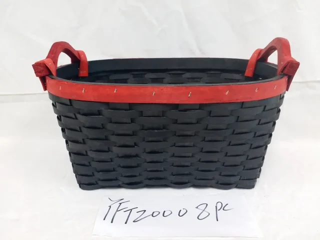 Gushi Yufeng New design handmade poplar home storage basket bathroom storage basket christmas gift packing basket