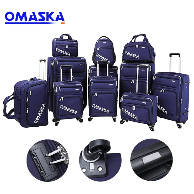Suitcase luggage 20 years factory wholesale OEM ODM OBM custom 12 pcs removable wheel trolley travel luggage set