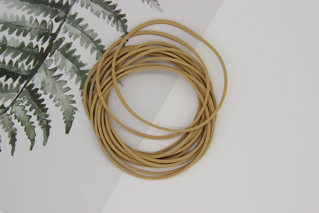 Dark beige color Rubber bands,Natural color rubber bands,#60 Dark beige color rubber bands,Elastic,Office supplies rubber bands