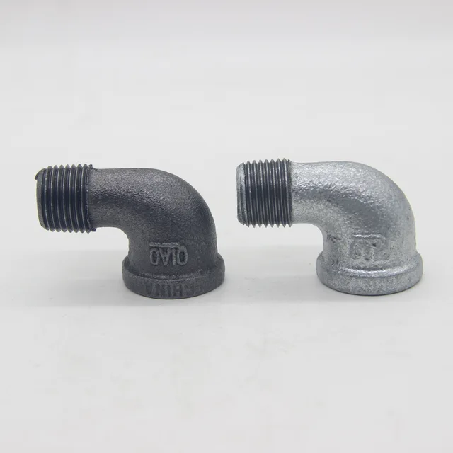 Black banded Malleable Iron Pipe Fitting Street Elbow