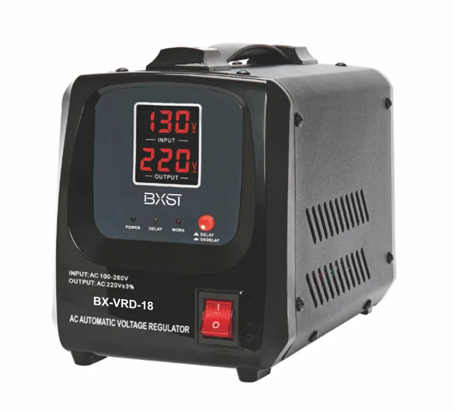 BX-VRD18 Wholesale Small Led Digital Voltage Protector 220V, Home Use Refrigerator Computer Voltage Stabilizer