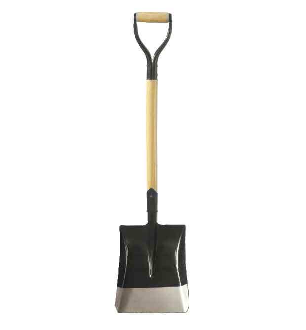 S501 Wooden Handle Square Shovel With Steel Y Grip