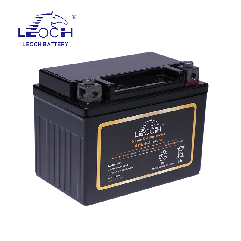 Motorcycle Gel Battery HPG4-3