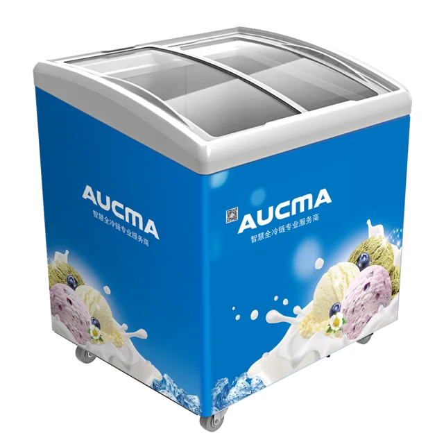 Aucma Curved Door Chest Showcase-Sf180