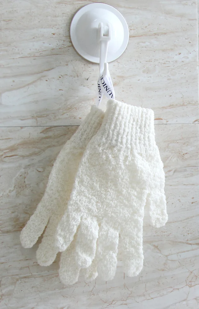 Bath glove bath gloves natural exfoliating stretch bath gloves