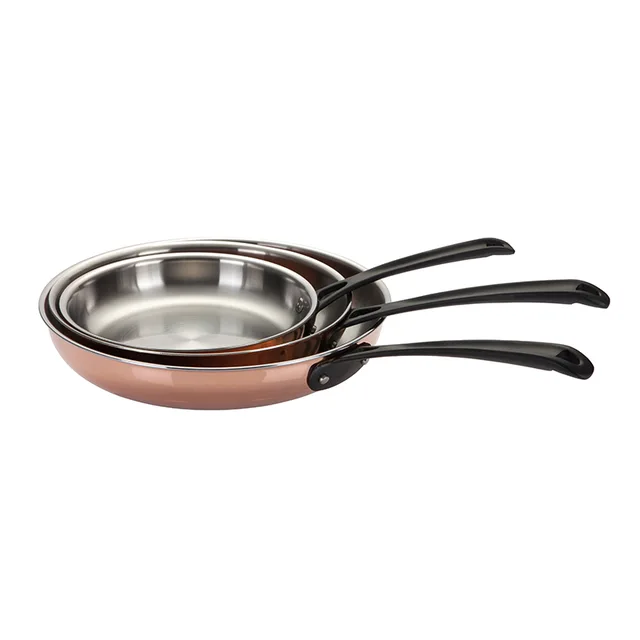 Copper 3ply frypan