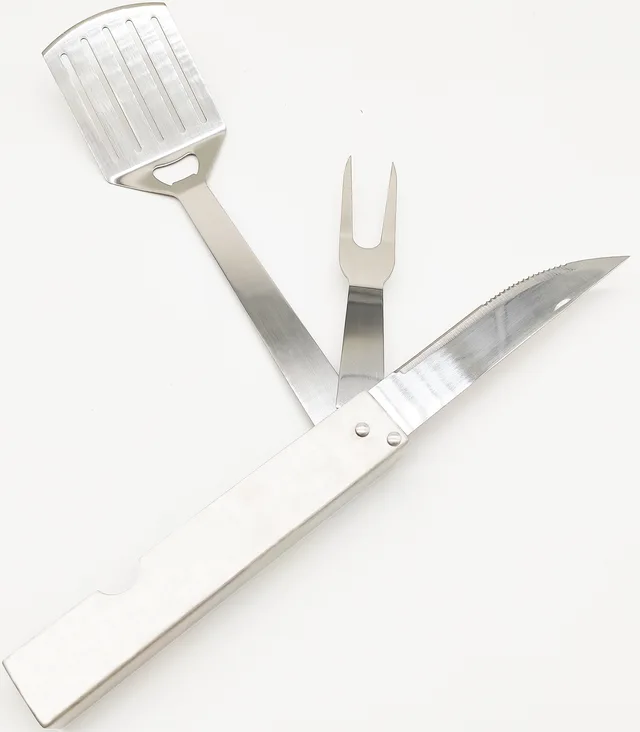 Folding BBQ tools