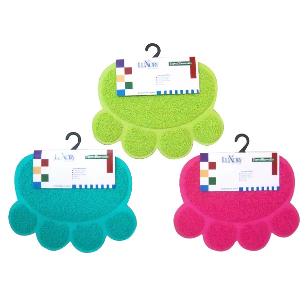 PVC Pet's Door Mat，paw Shape
