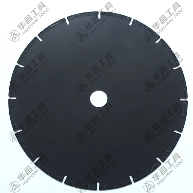 Vacuum brazed diamond saw blade