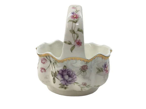 Porcelain fruit basket