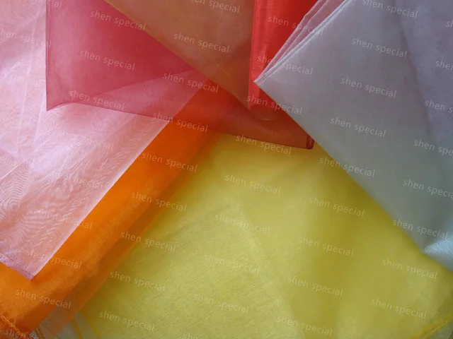 Decoration fabric table runner wrap fabric normal organza