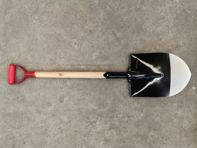 Shovel With Wood Handle
