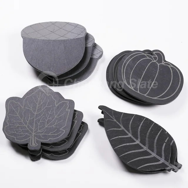 Slate Coasters Irregular Shape Customized Available