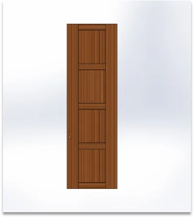 High performance fire door core
