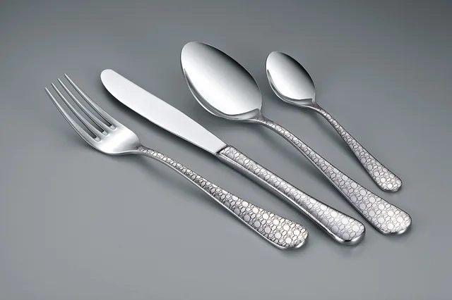 Stainless Steel Cutlery Set Stainless Steel Flatware Tableware Wholesale For Restaurant Hotel with laser
