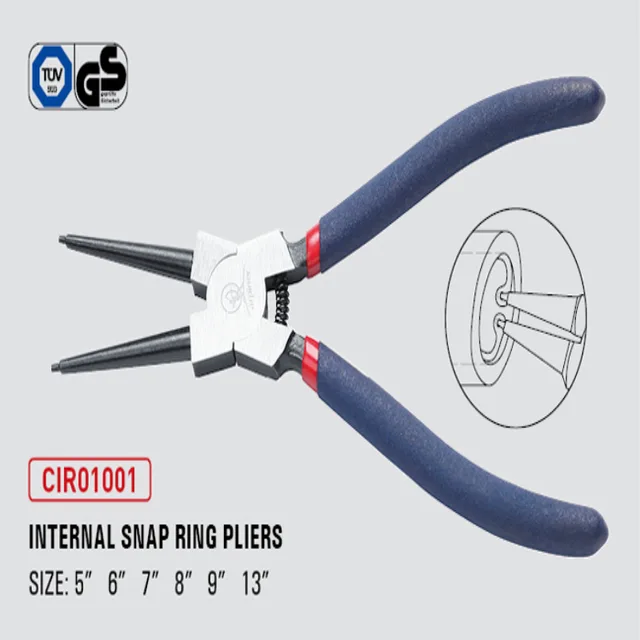Internal Snap Ring Pliers Dipped Handle