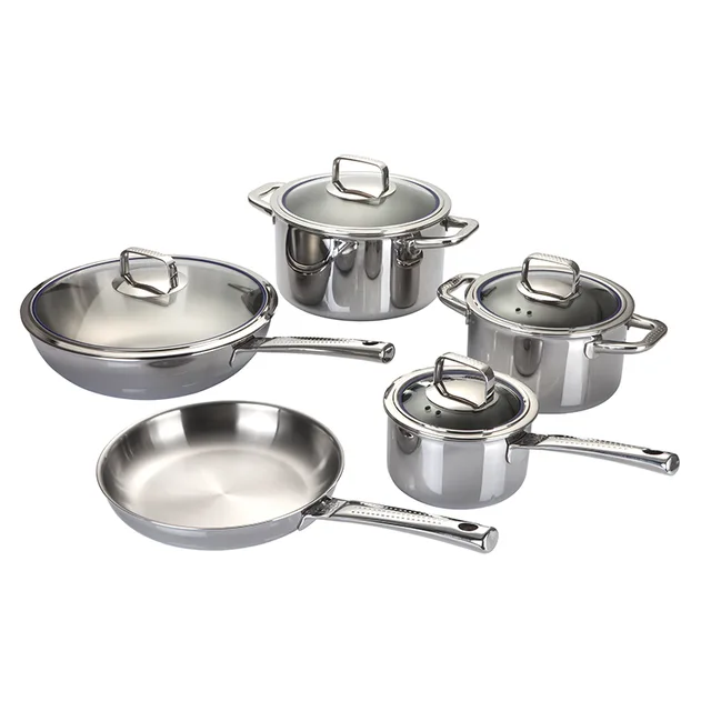 Titanium 3ply pot set
