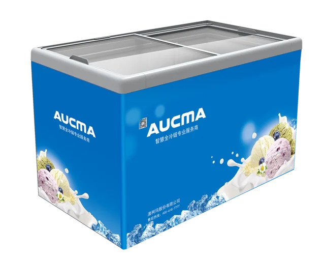 Aucma Flat Door Chest Showcase-Sf300f