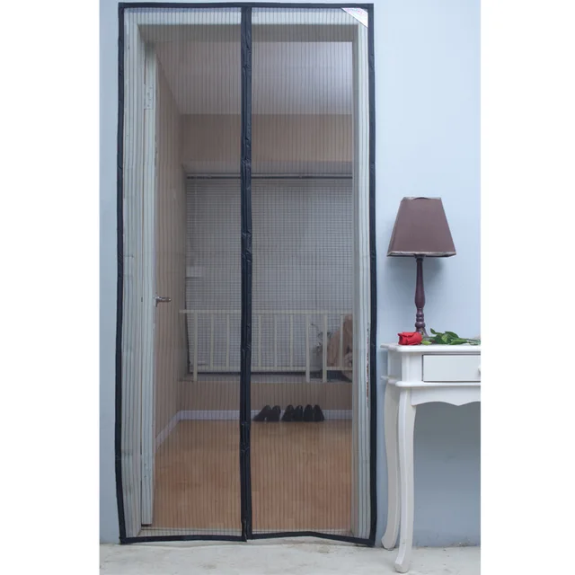 Hot sell hard mesh magnetic screen door