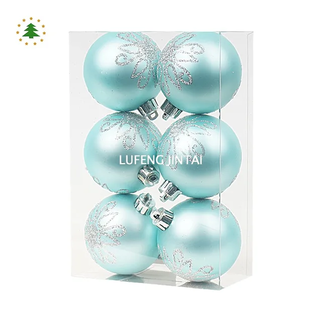 Matt christmas printed ball