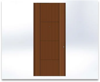 High performance fire door core