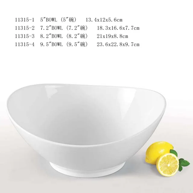 Wave shape bowl series