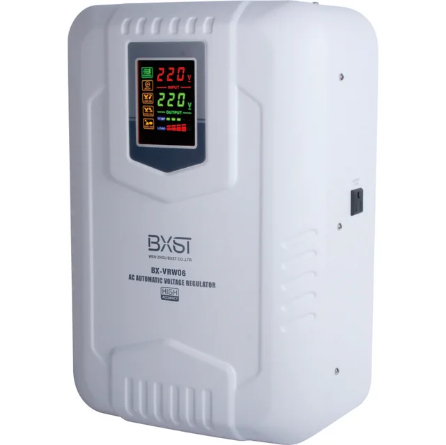 BX-VRW06 5/12KW LED Digital Relay Type Stabilizer, Voltage Stabilizer for Home, House Voltage Regulator