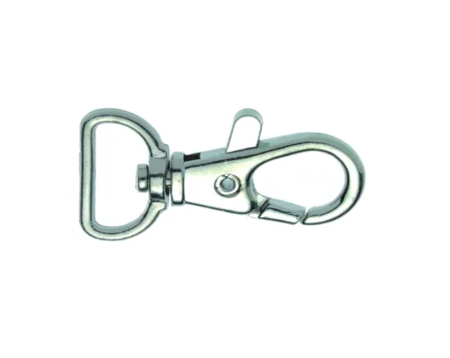 Die casting swivel snap, zinc alloy, nickel plated