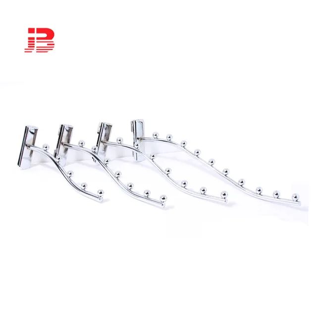 Slotted channel 8mm wire hook with 7 beads