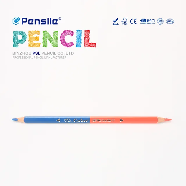 Bi color pencils