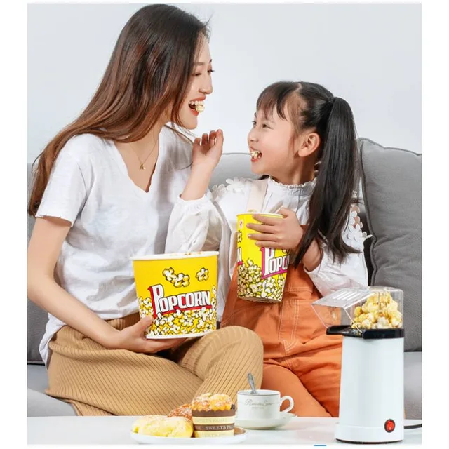 Small hot air popcorn maker