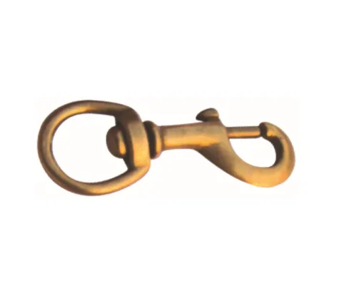 Bronze die casting swivel snap, polished
