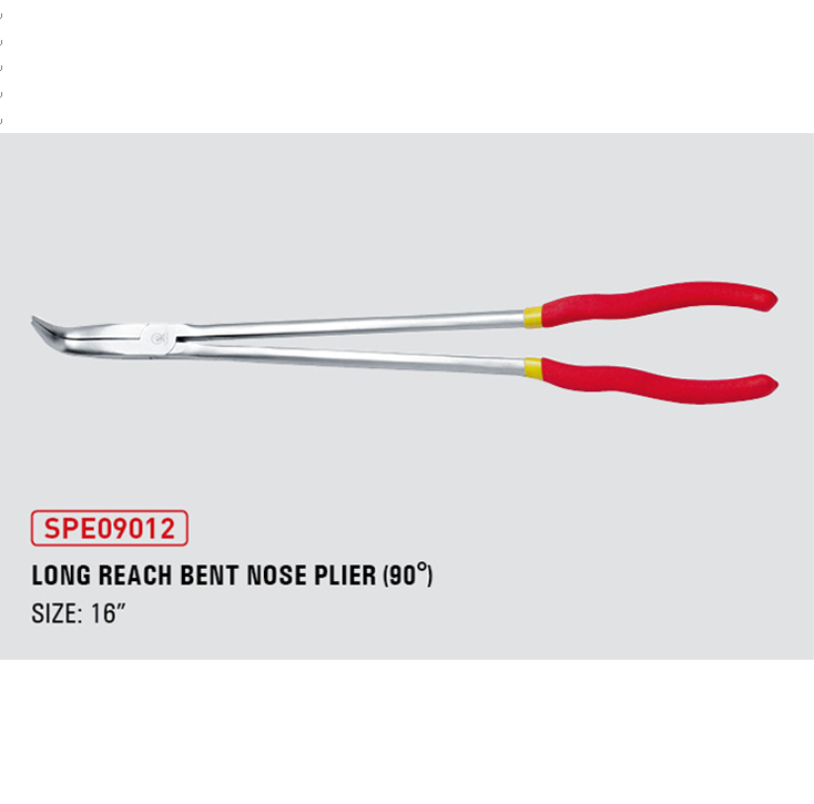 Long reach bent nose plier 16inch（90°）