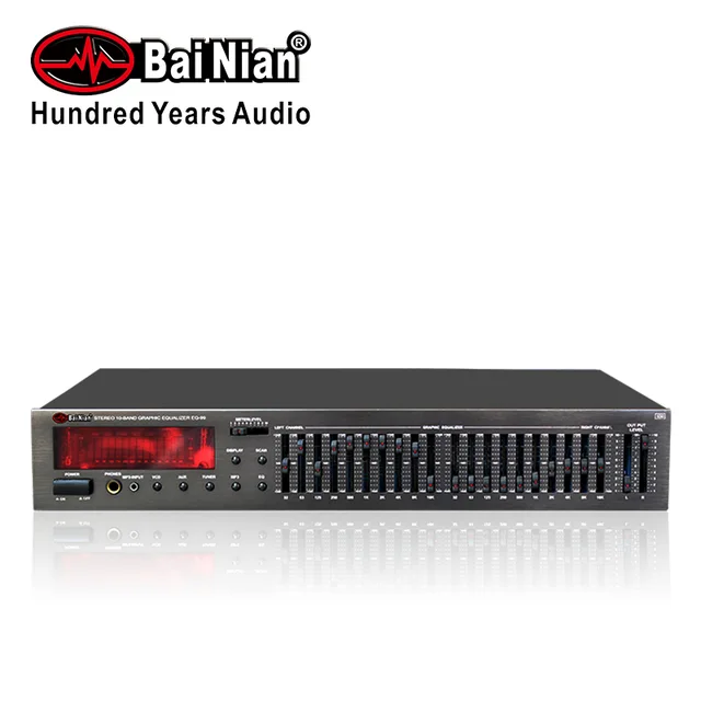 Dual 10band frequency equalizer effector