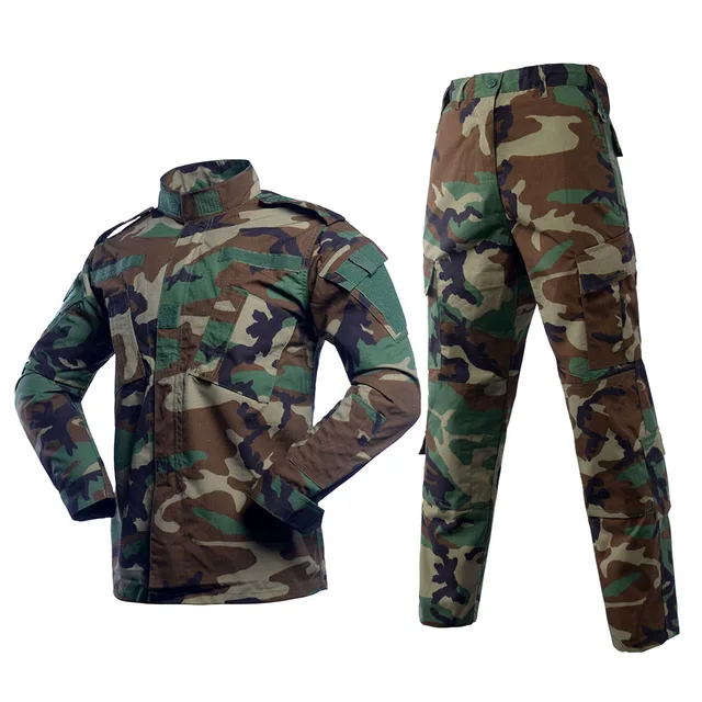 Whfronter wholesale Woodland camouflage ACU army police guard Uniform