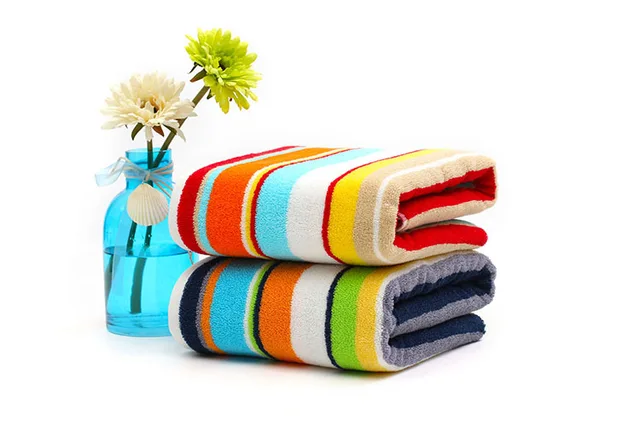 100% Cotton Yarn Dyde Bath Towel