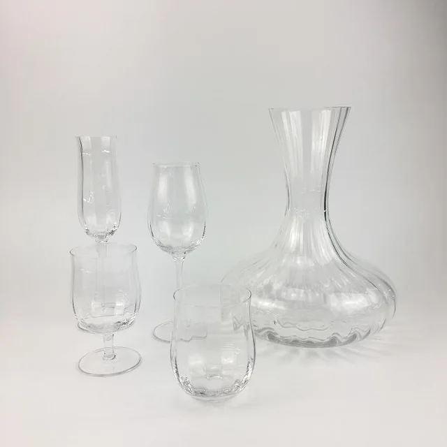 Optic Decanter And Wine Glasses