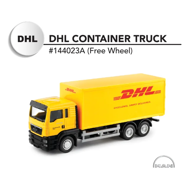1:64 MAN DHL Container Truck