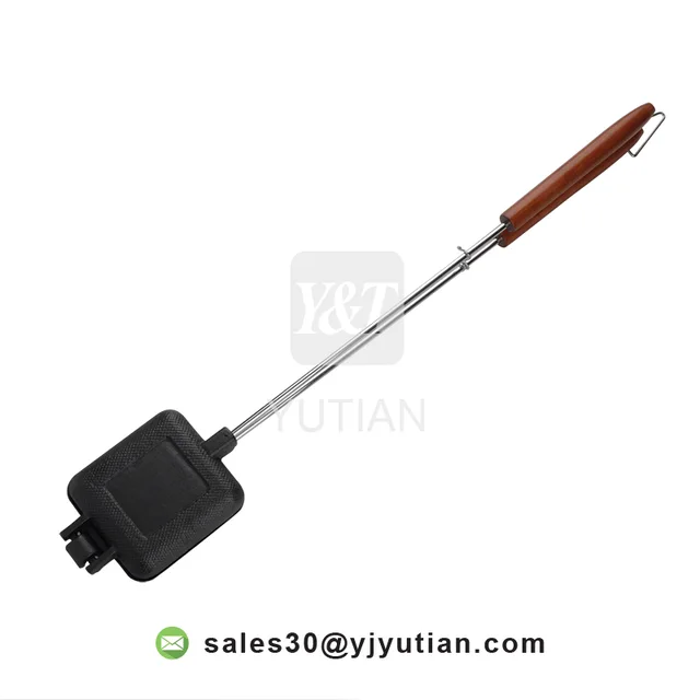 Cast iron Square Pie Iron Long Handle Sandwich Toaster