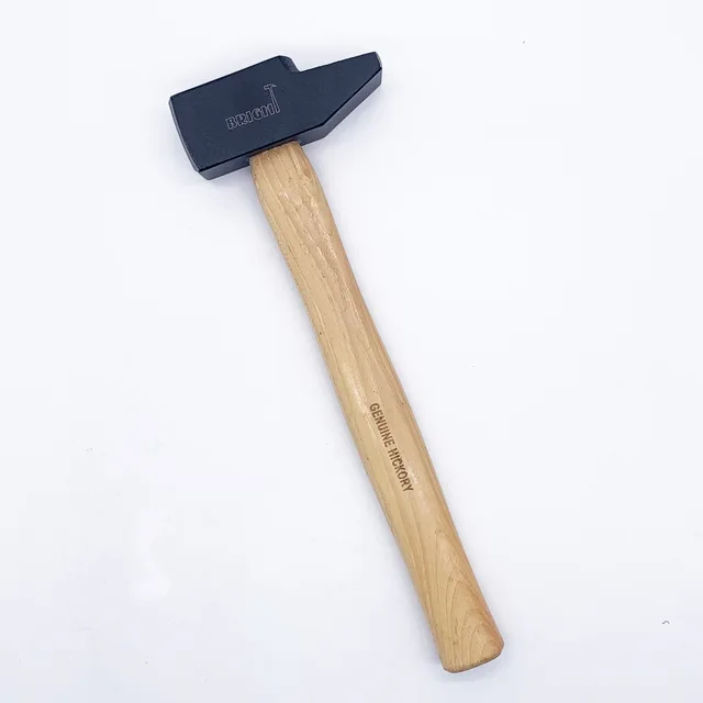 Machinist hammer with hickory handle, French type