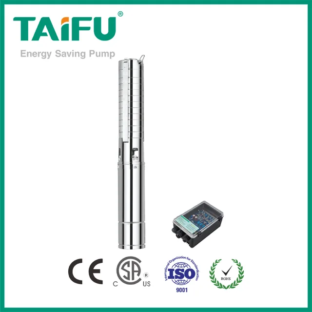 4'' DC Brushless permanent magnet centrifugal deep well Solar water pump