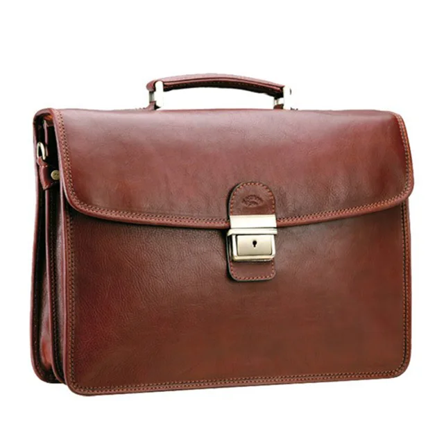Leather briefcase