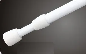 Mini-spring type shower curtain rod/ extensible rod