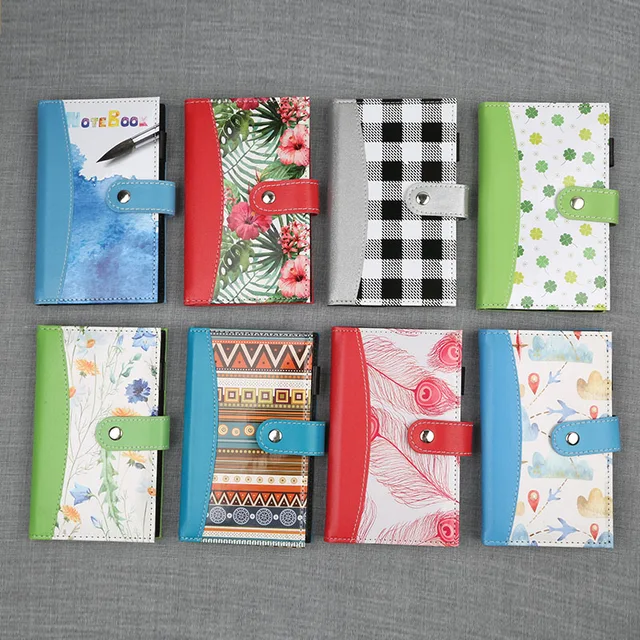 WANSHIFA 2021 Creative Design Color Printed Hard Cover Notebook