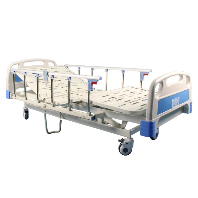 Three function electric hospital bed