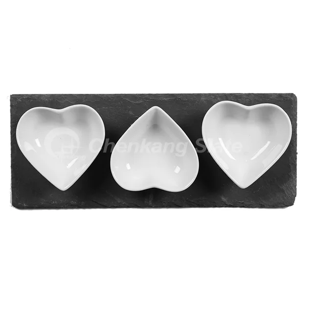 4pcs slate tapas set