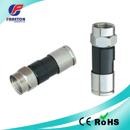RG6 Compression RF F Connectors for Coaxial Cable